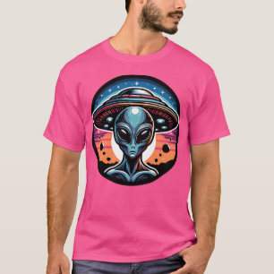 Grey Alien Ufo T-Shirt