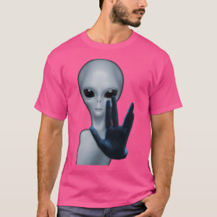 Grey Alien - We Come In Peace (Dark) T-Shirt