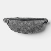 Grey Alligator Leather Scales Reptile Pattern