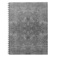 Grey Alligator Leather Scales Reptile Pattern