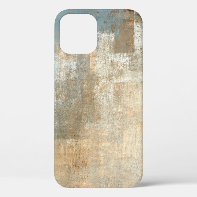 Grey and Beige Abstract Art Paintingabstract, art, Case-Mate iPhone Case (Back)