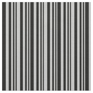 Grey and Black Coloured Lines Fabric
