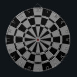 Grey And Black Dartboard<br><div class="desc">Grey And Black Dart Board</div>