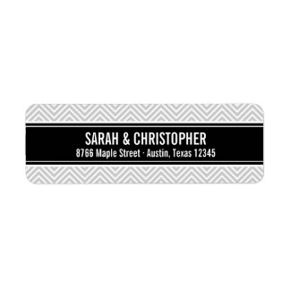 Grey and Black Modern Chevron