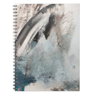 Grey and Blue Abstract Art Painting.abstract,art,g Notebook