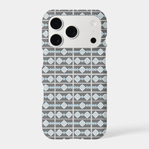Grey and Blue Geometric Shapes