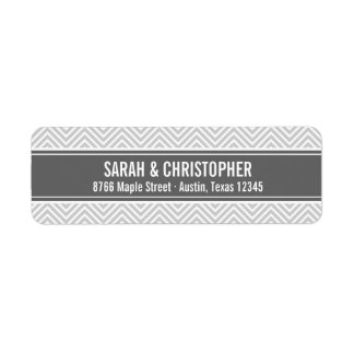 Grey and Charcoal Modern Chevron