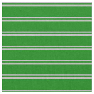 Grey and Green Coloured Lined/Striped Pattern Fabric