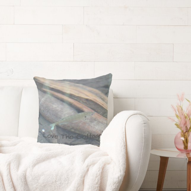 Grey And Green Cushion (Couch)