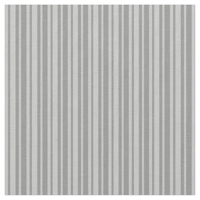 Grey and Grey Stripes Fabric (Close Up)