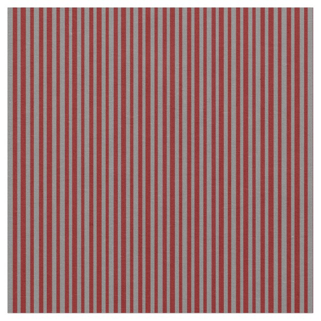 Grey and Maroon Pattern Fabric (Close Up)