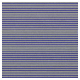Grey and Midnight Blue Coloured Stripes Fabric