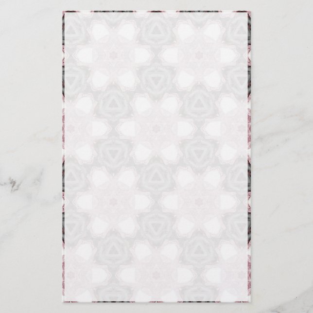 Grey and Pink Stationery (Front)