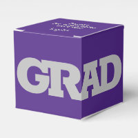 Grey and Purple School Colours Graduation Party