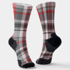Grey and Red Plaid
