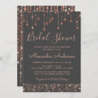 Grey and Rose Gold Bridal Shower
