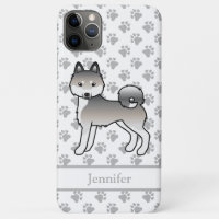 Grey And White Alaskan Klee Kai Cute Dog & Name
