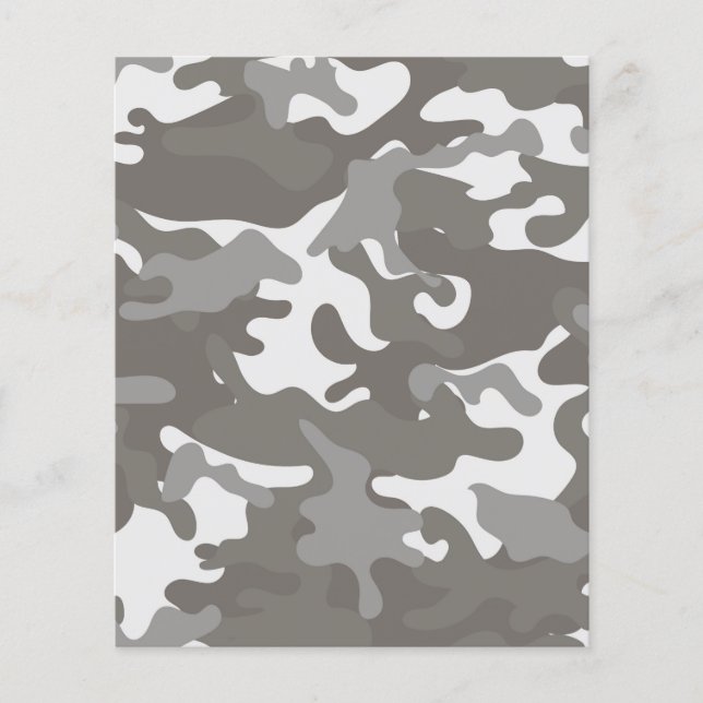 Grey and White Camouflage (Front)