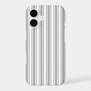 Grey and white candy stripes