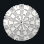 Grey And White Dartboard<br><div class="desc">Grey And White Dart Board</div>