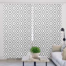 Grey and White Diamond Shapes Geometric Pattern