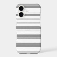 Grey and white five stripes pattern