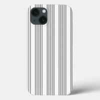 Grey and white five stripes pattern