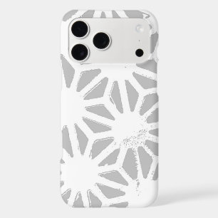 Grey and white geometric pattern