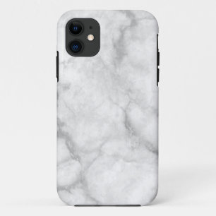 Grey and White Marble Custom iPhone Case