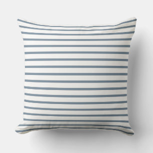Grey And White Striped Cushion