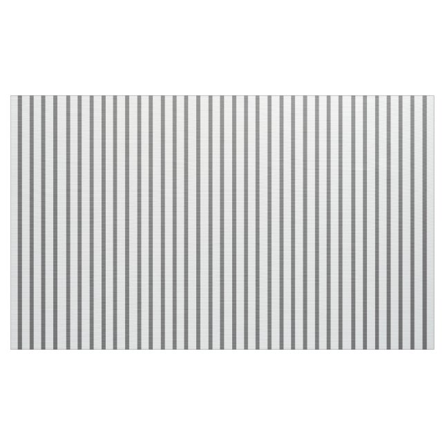 Grey and White Striped Fabric by the Yard (Yard)