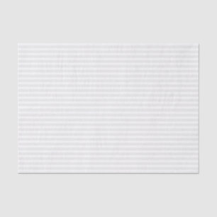 Grey and White Stripes Tissue Paper