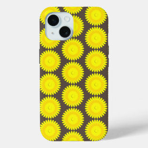 grey and yellow print, Case-Mate iPhone case