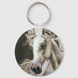 grey arabian key ring