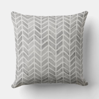 Grey Arrow Pattern for Natural Home Cushion