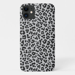 Grey Ash Leopard Cheetah Animal Pattern Case-Mate iPhone Case