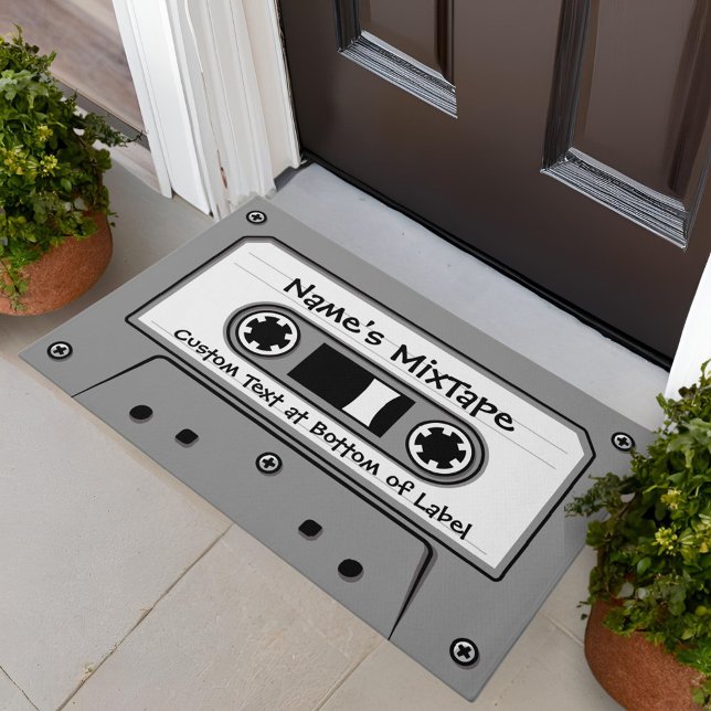 Grey Audio Cassette Tape Doormat (Creator Uploaded)