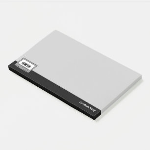 Grey Audio Cassette Tape Post-it Notes