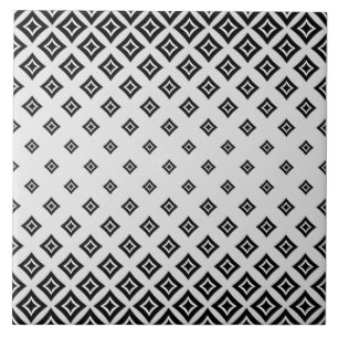 Grey Background Colour and Geometric Square Patter Tile