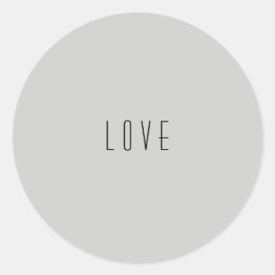 Grey Background Love Sticker