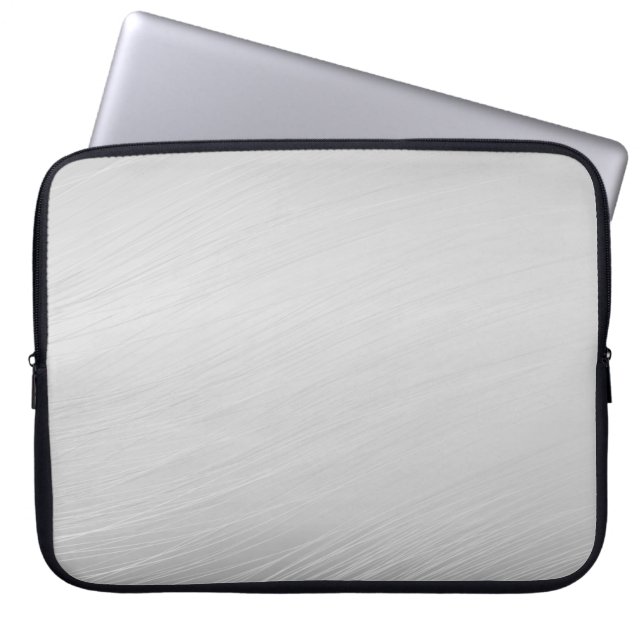Grey background texture template laptop sleeve (Front)