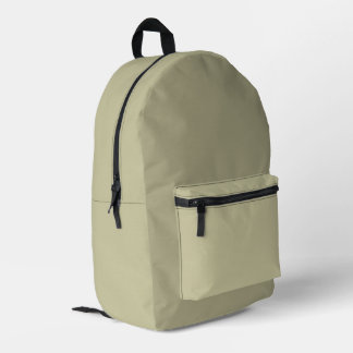 Grey Beige Backpack