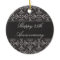 Grey Berry Cluster 25th Anniversary Ornament