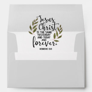 Grey Bible verse Envelope