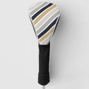 Grey, Black and Tan Golf Head Cover