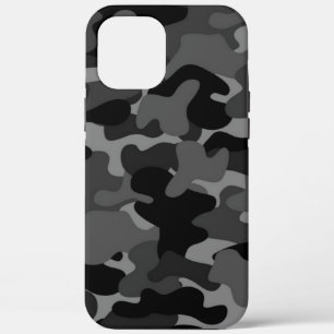 Grey Black Camo iPhone 12 Pro Max Case