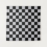 Grey Black Check Pattern Design
