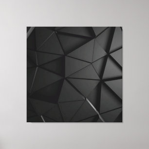 Grey black design    canvas print