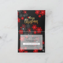Grey Black Glitter Sparkles Merry Christmas Custom