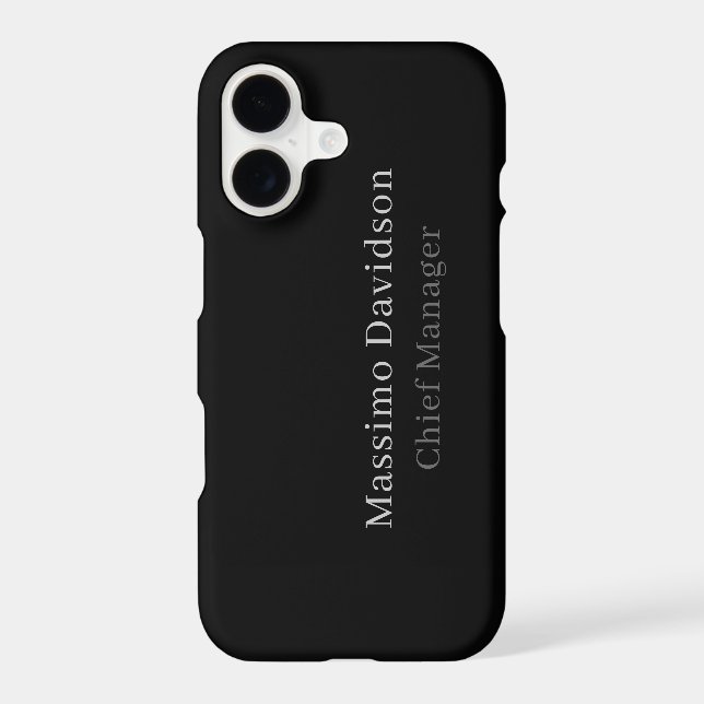 Grey Black Modern Minimalist Simple Serif Font (Back)
